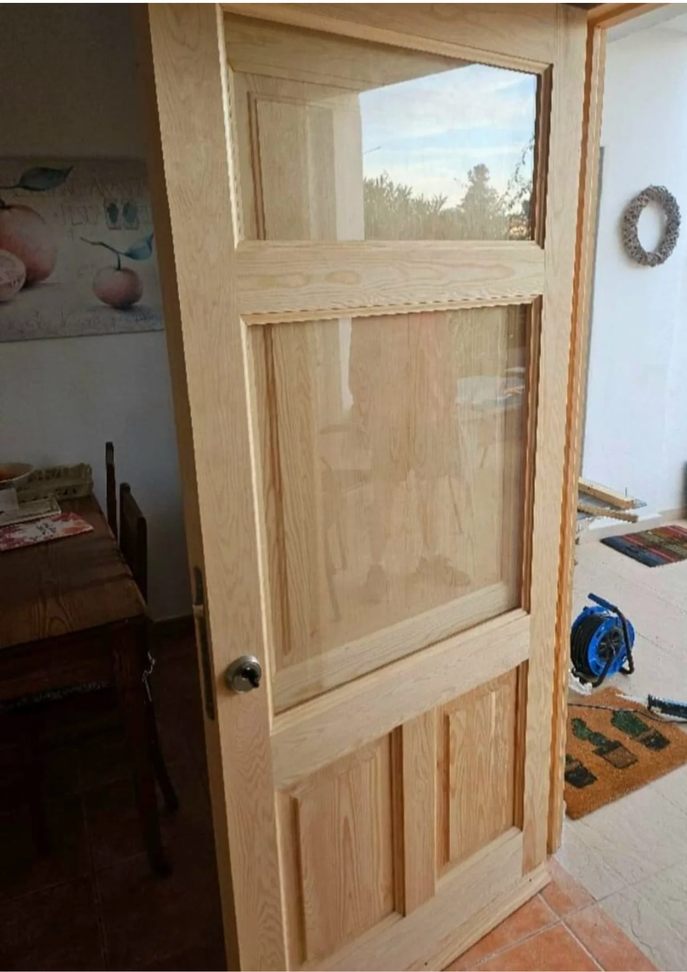 pintura puerta antes
