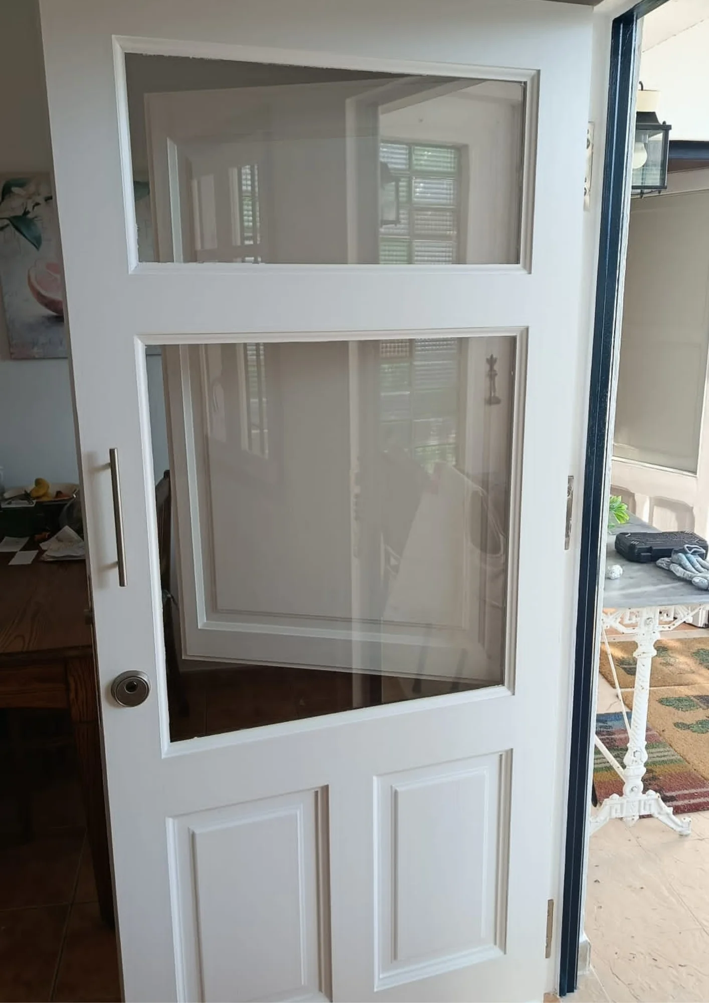 pintura puerta después